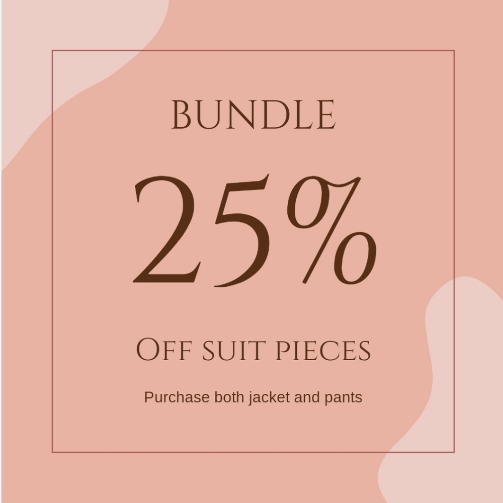 Bundle on Suit Jackets and Pants